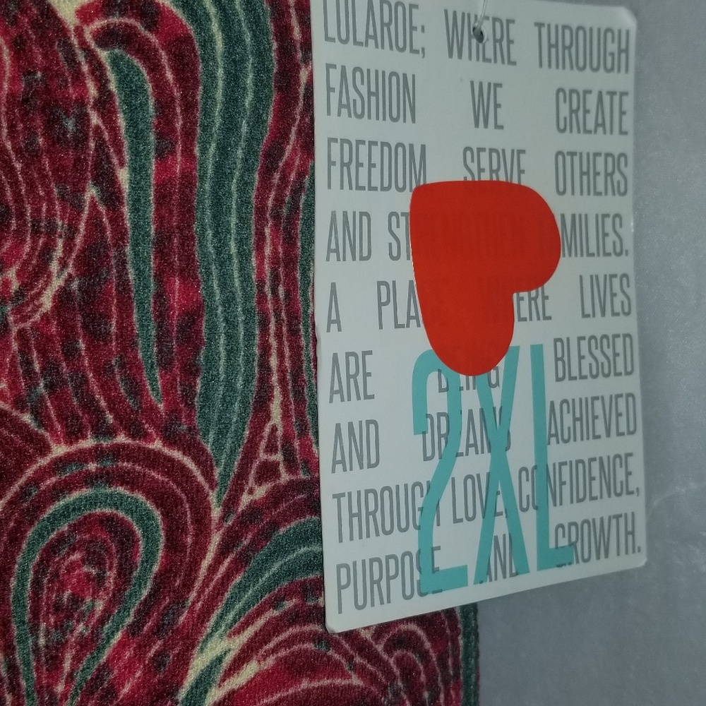 Lularoe 2xl Cassie pencil skirt - Picture 3 of 8